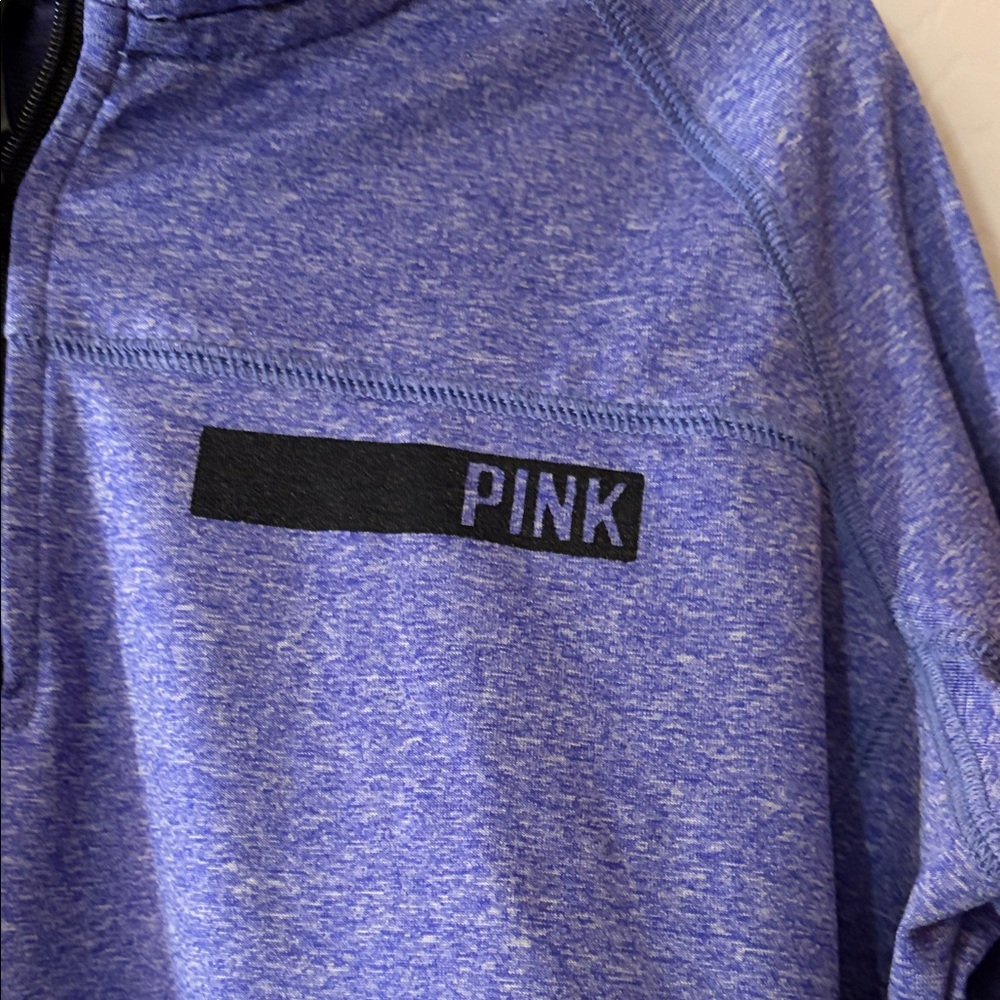 PINK Brand Lavender Quarter-Zip Pullover - Picture 3 of 7